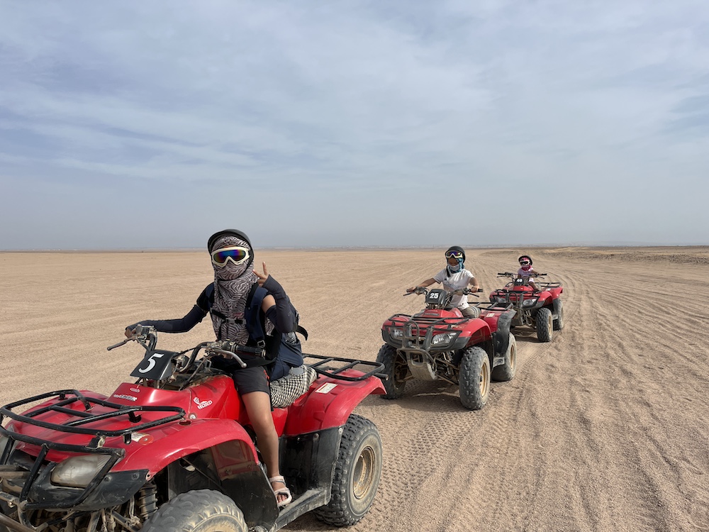 ATV Adventure near Hurghada in the Eastern Sahara